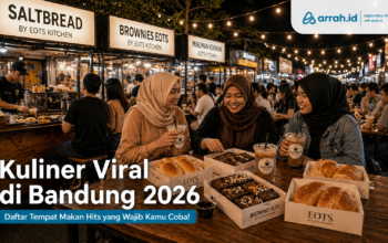 suasana kuliner viral di bandung malam hari street food hits
