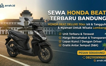 "Sewa motor Honda Beat Deluxe terbaru di Bandung arrah.id "