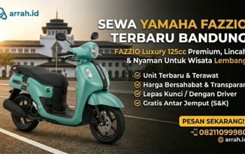 Sewa motor Yamaha Fazzio Luxury di Bandung arrah.id